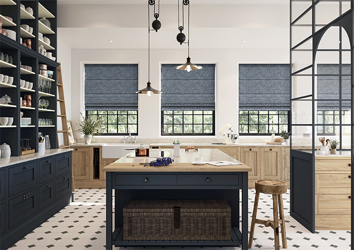 Kildare, Denim - Roman Blind - Image 8
